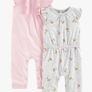 NEW Baby girl jumpers size 18 months (set of two) Carters, BRAND NEW